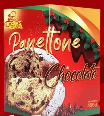 [PAN28] PANETTONE CHOCOLATE C/ESTUC CHICHO 450GR