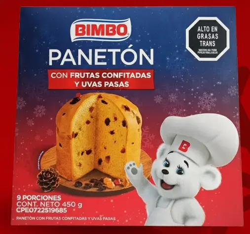 [PAN77] PANETTONE FRUTAS C/ESTUCHE BIMBO 450GR