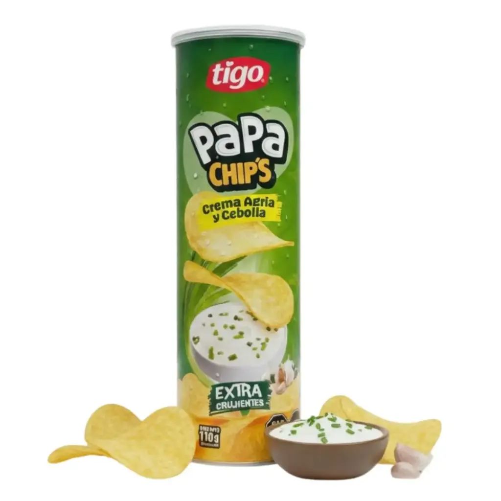 [PAPAS002] PAPAS CHIPS TIGO CREM/CEBOLL 110GR